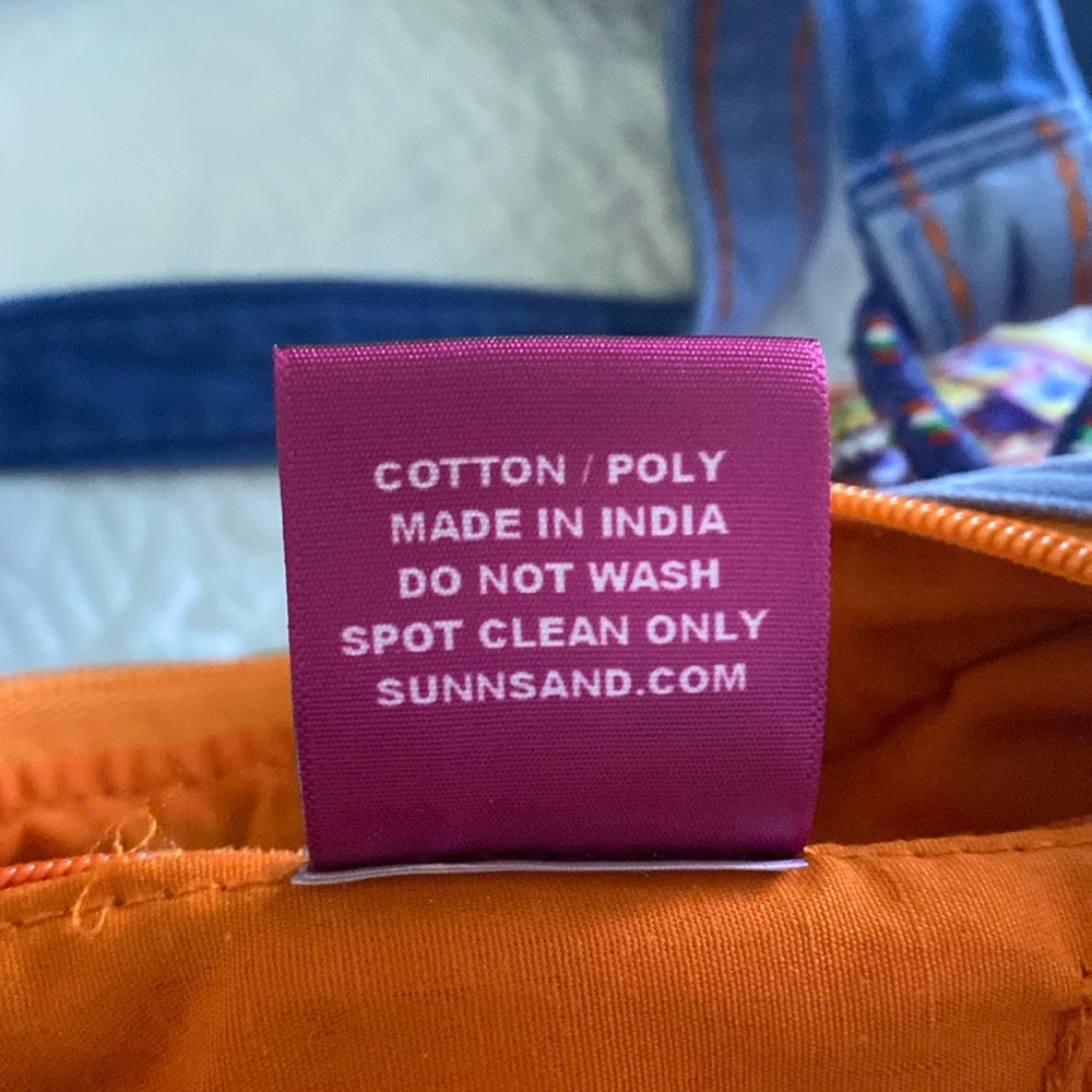 Sun N’ Sand beach theme shoulder bag tote - Picture 9 of 11